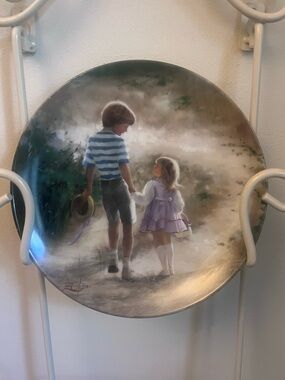 Country Walk by Donald Zolan - Childhood Friendship Collection - Vintage Plate